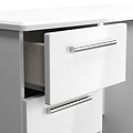 Penmere 3 Drawer Dressing Table White from Roseland Furniture