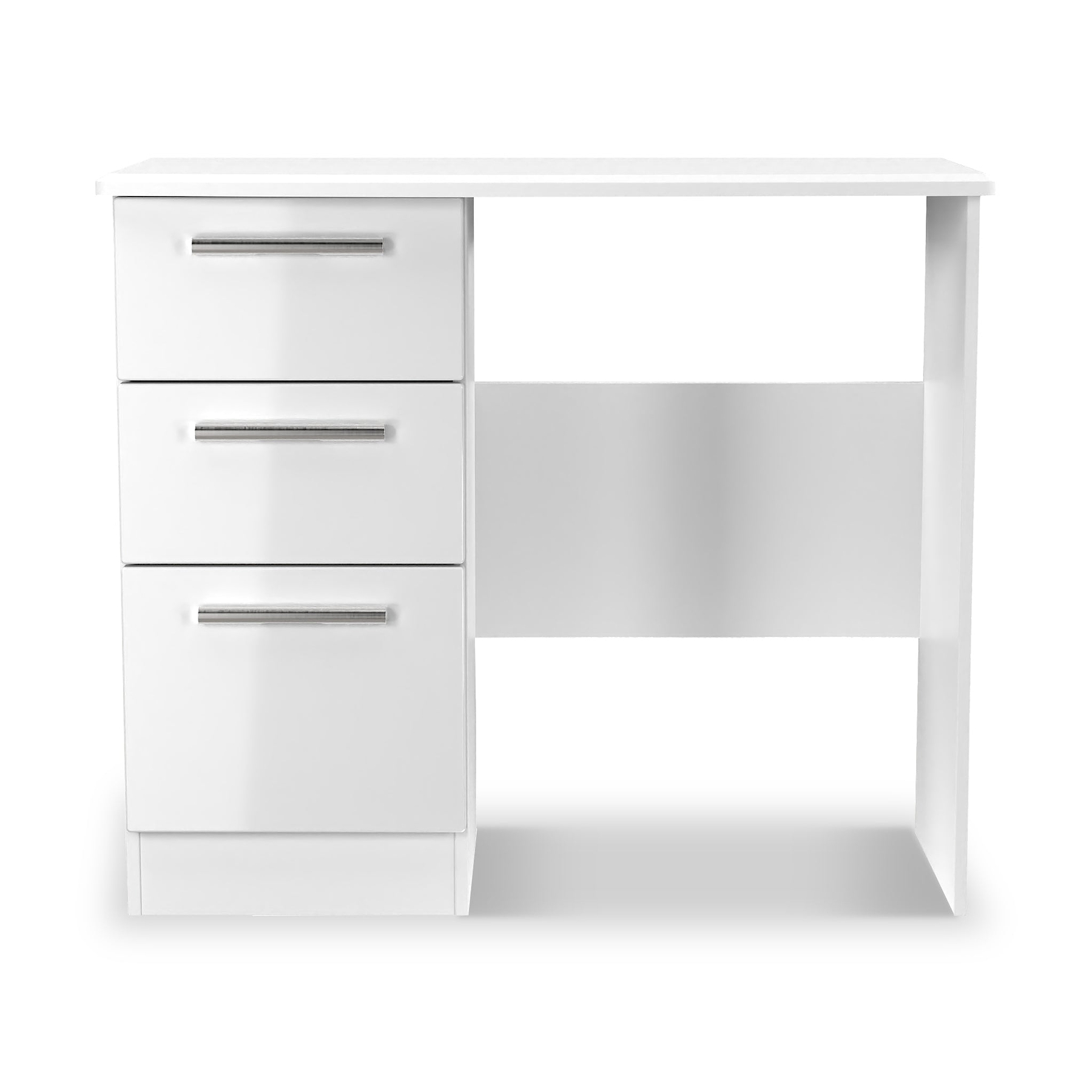 Penmere 3 Drawer Dressing Table White from Roseland Furniture
