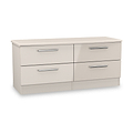 Penmere 4 Drawer Low Storage Unit Cashmere from Roseland Furniture