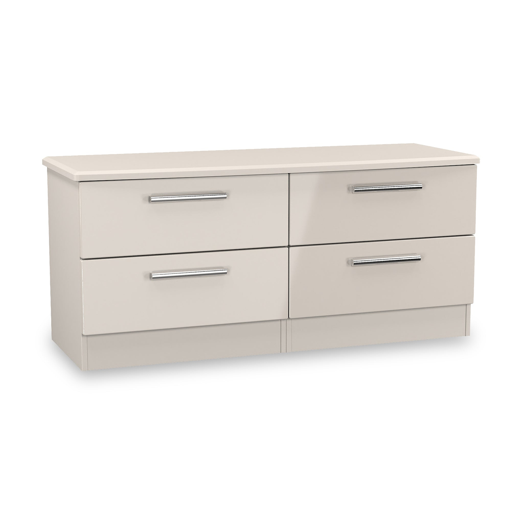 Penmere 4 Drawer Low Storage Unit Cashmere from Roseland Furniture