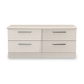 Penmere 4 Drawer Low Storage Unit Cashmere from Roseland Furniture