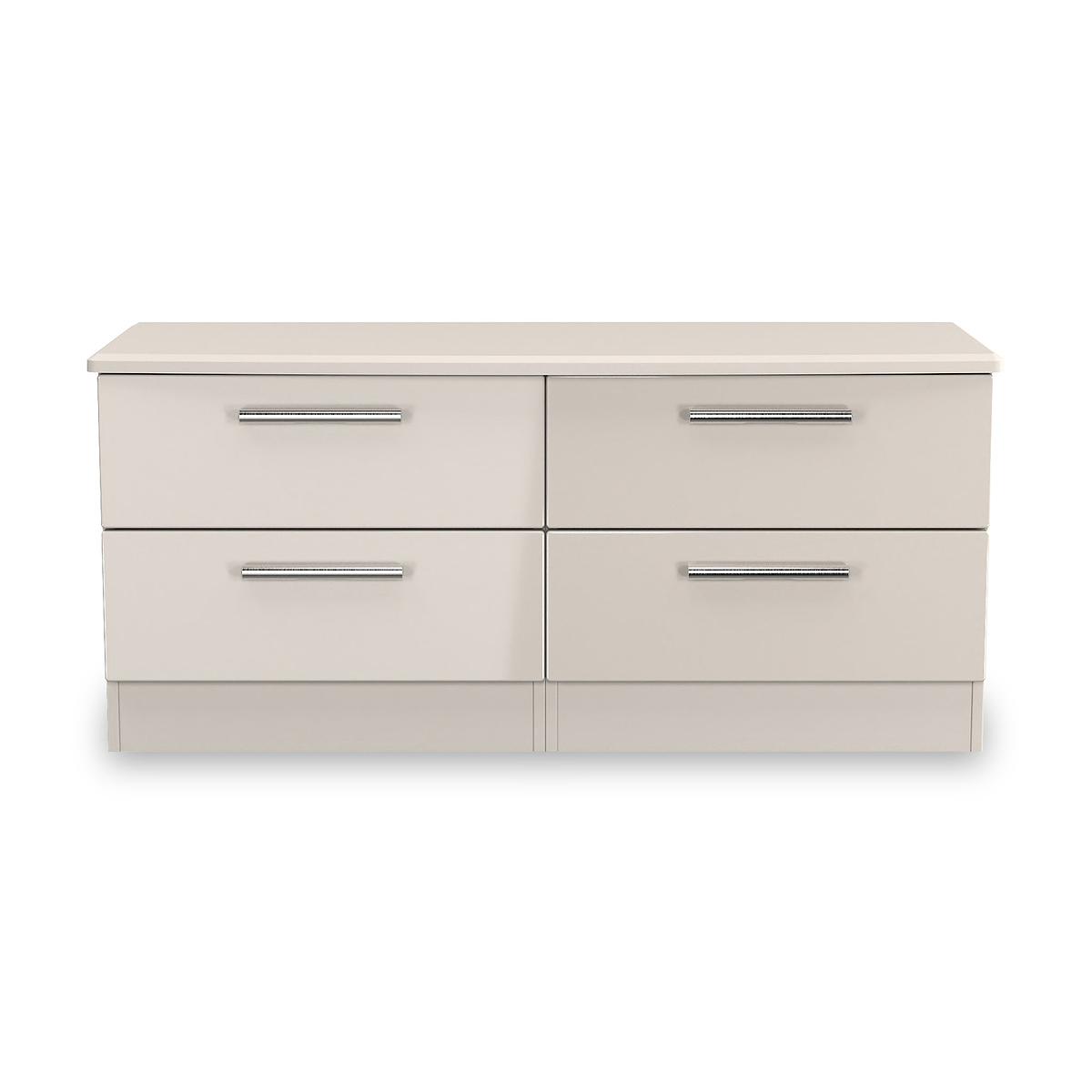 Penmere 4 Drawer Low Storage Unit Cashmere from Roseland Furniture