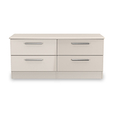 Penmere 4 Drawer Low Storage Unit Cashmere from Roseland Furniture