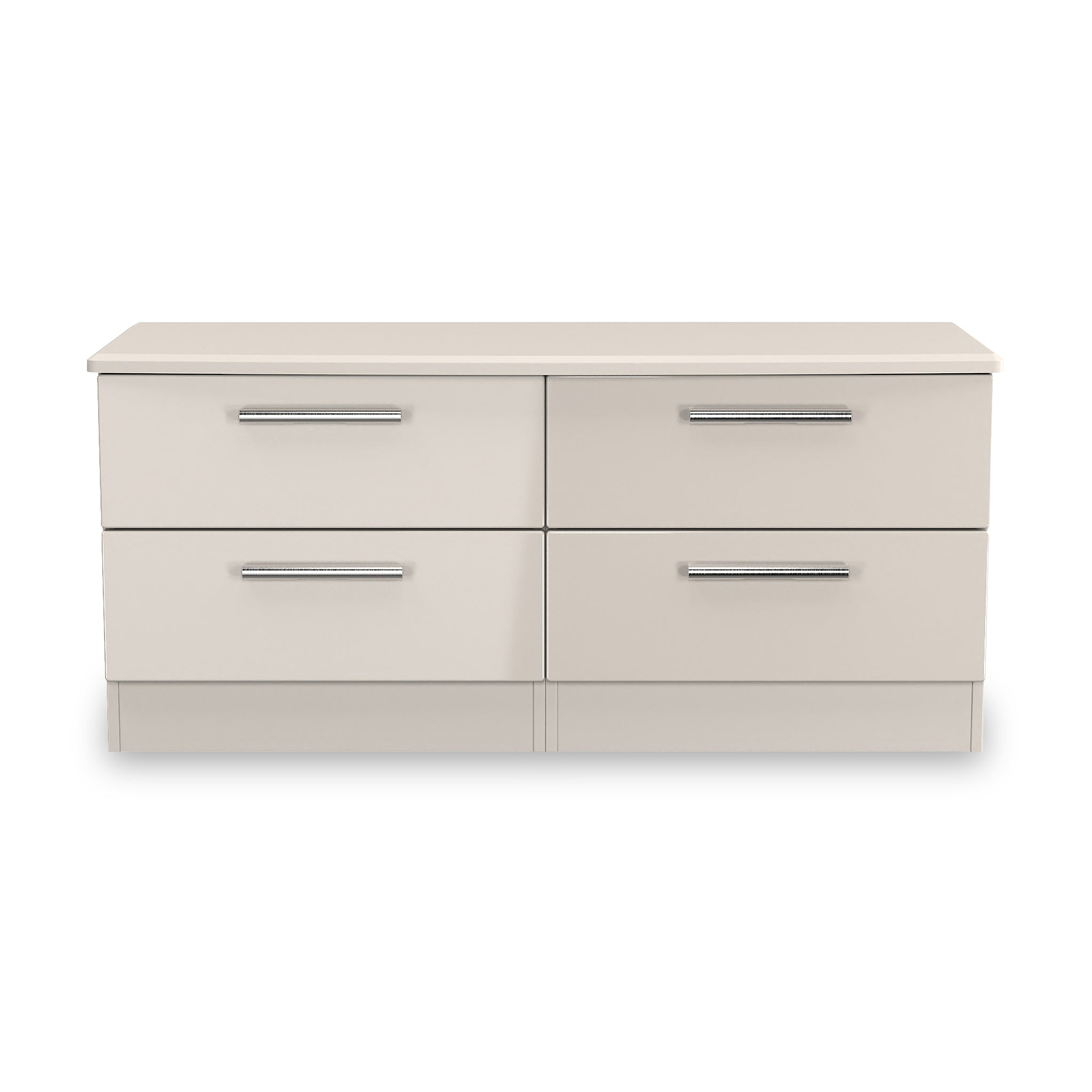 Penmere 4 Drawer Low Storage Unit Cashmere from Roseland Furniture