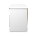 Penmere 4 Drawer Low Storage Unit White from Roseland Furniture