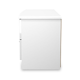 Penmere 4 Drawer Low Storage Unit White from Roseland Furniture