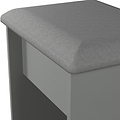 Penmere Dressing Table Stool Grey from Roseland Furniture