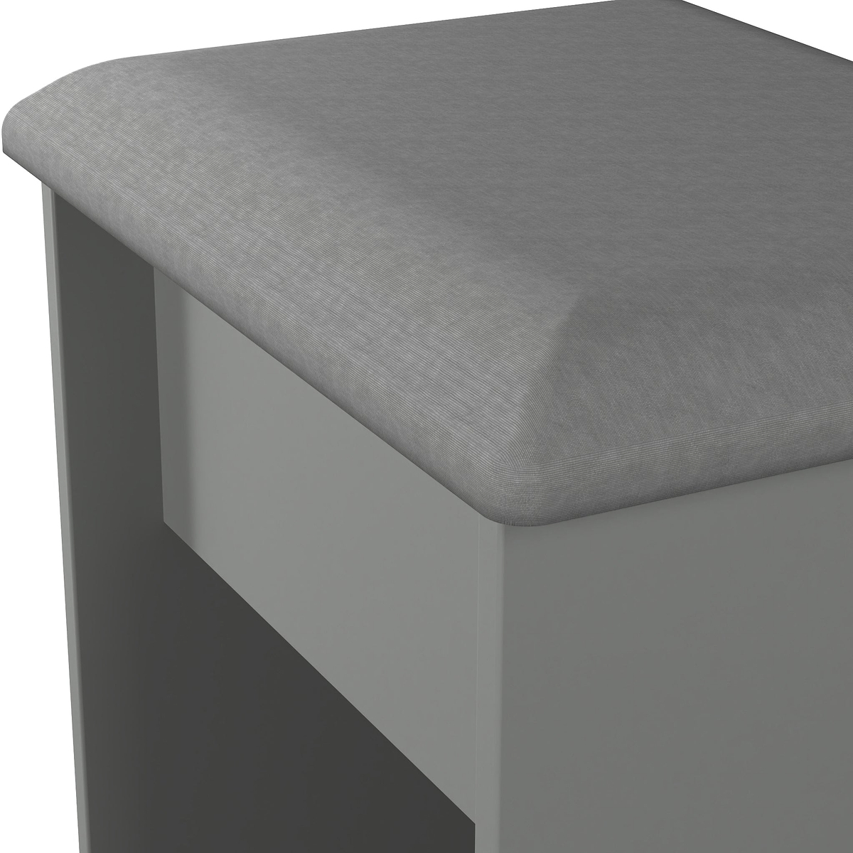 Penmere Dressing Table Stool Grey from Roseland Furniture