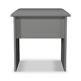 Penmere Dressing Table Stool Grey from Roseland Furniture