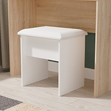 Penmere Dressing Table Stool White from Roseland Furniture