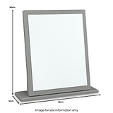Penmere Mirror Grey from Roseland Furniture