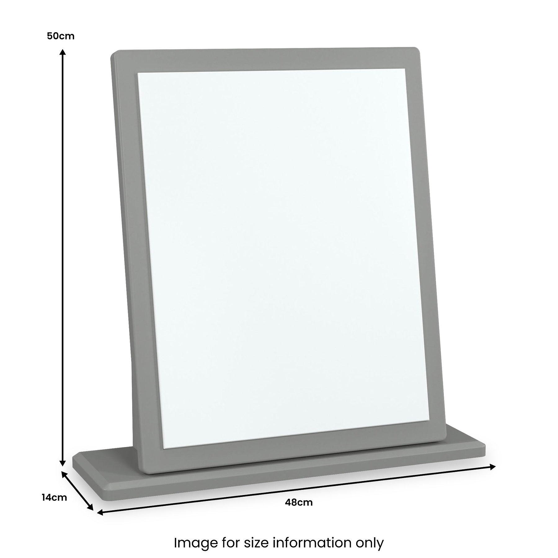 Penmere Mirror Grey from Roseland Furniture