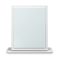 Penmere Mirror White from Roseland Furniture