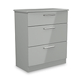 Penmere 3 Drawer Deep Chest Grey from Roseland Furniture