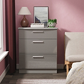 Penmere 3 Drawer Deep Chest Grey from Roseland Furniture
