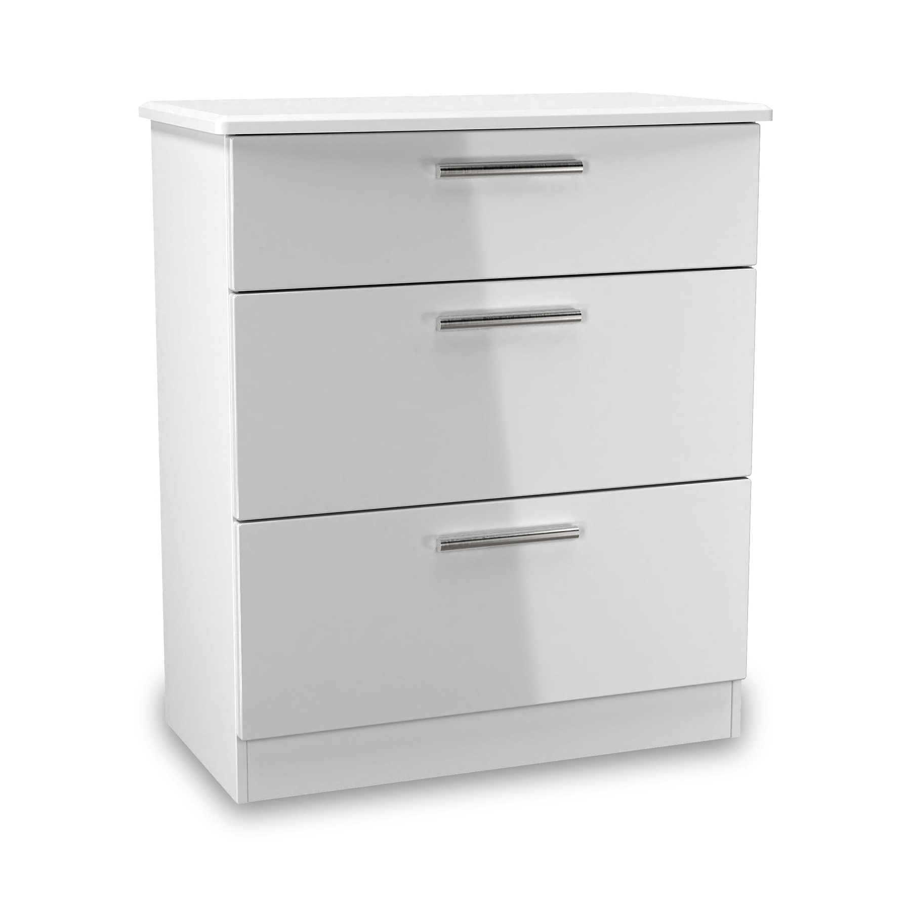 Penmere 3 Drawer Deep Chest White from Roseland Furniture