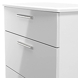 Penmere 3 Drawer Deep Chest White from Roseland Furniture