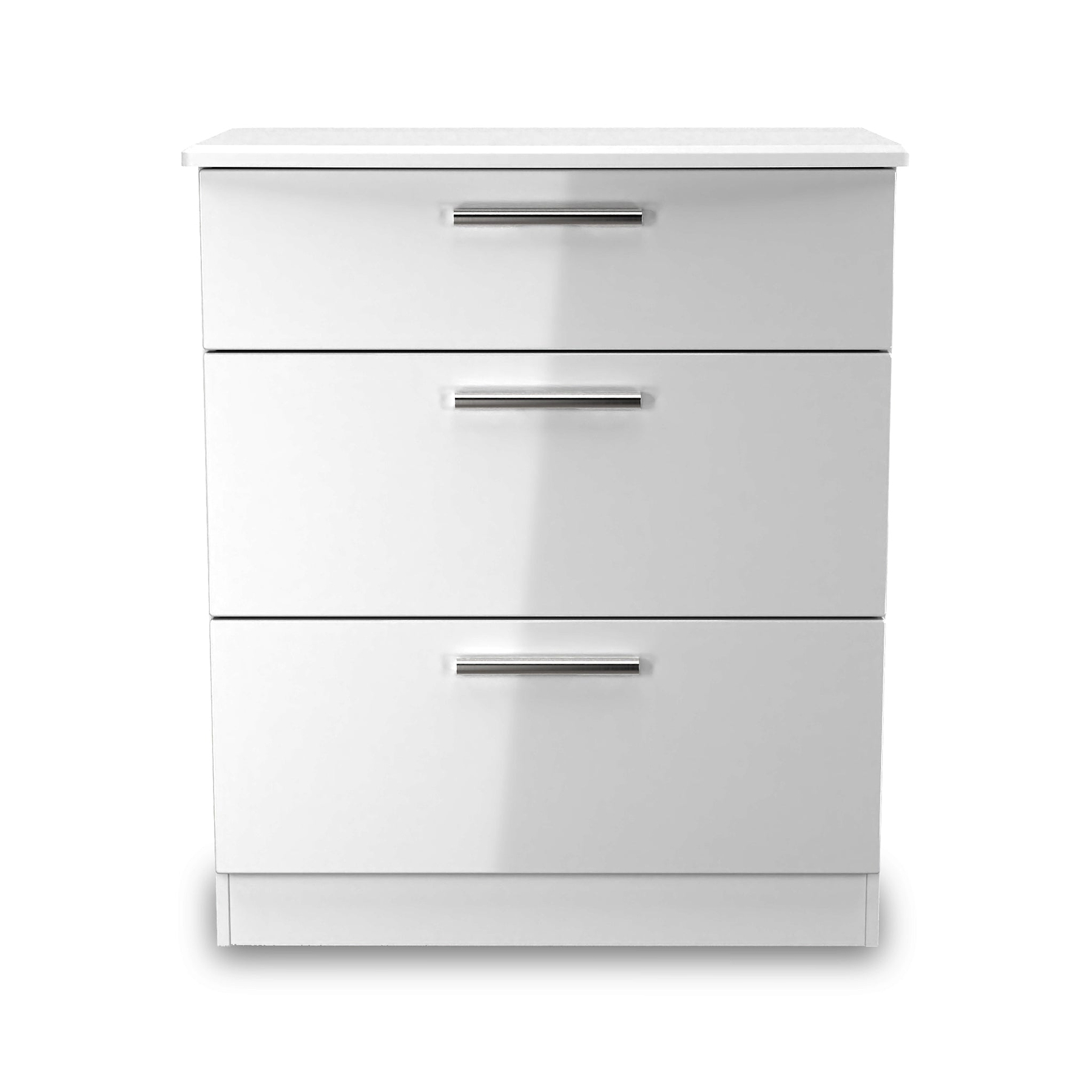 Penmere 3 Drawer Deep Chest White from Roseland Furniture
