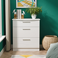 Penmere 3 Drawer Deep Chest White from Roseland Furniture