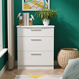 Penmere 3 Drawer Deep Chest White from Roseland Furniture