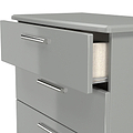 Penmere 4 Drawer Deep Chest Grey from Roseland Furniture