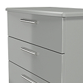 Penmere 4 Drawer Deep Chest Grey from Roseland Furniture