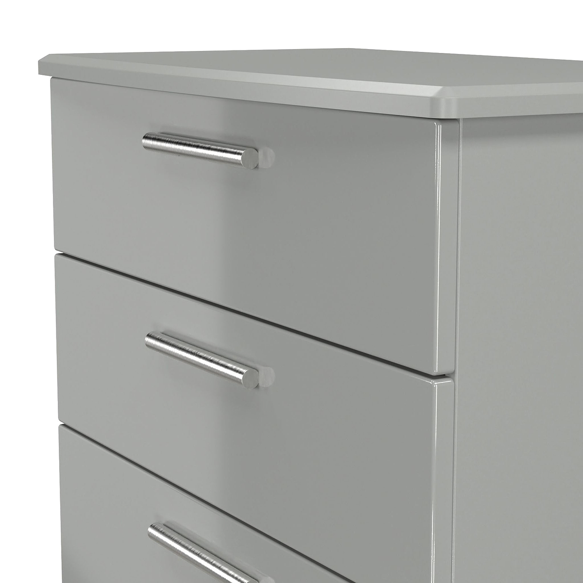 Penmere 4 Drawer Deep Chest Grey from Roseland Furniture