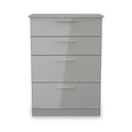 Penmere 4 Drawer Deep Chest Grey from Roseland Furniture