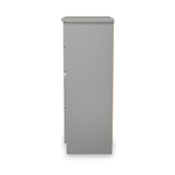 Penmere 4 Drawer Deep Chest Grey from Roseland Furniture