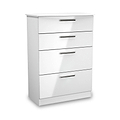 Penmere 4 Drawer Deep Chest White from Roseland Furniture