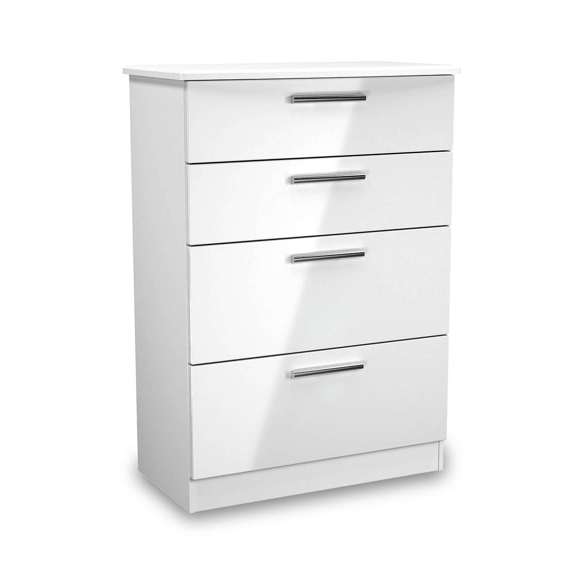 Penmere 4 Drawer Deep Chest White from Roseland Furniture