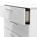 Penmere 4 Drawer Deep Chest White from Roseland Furniture