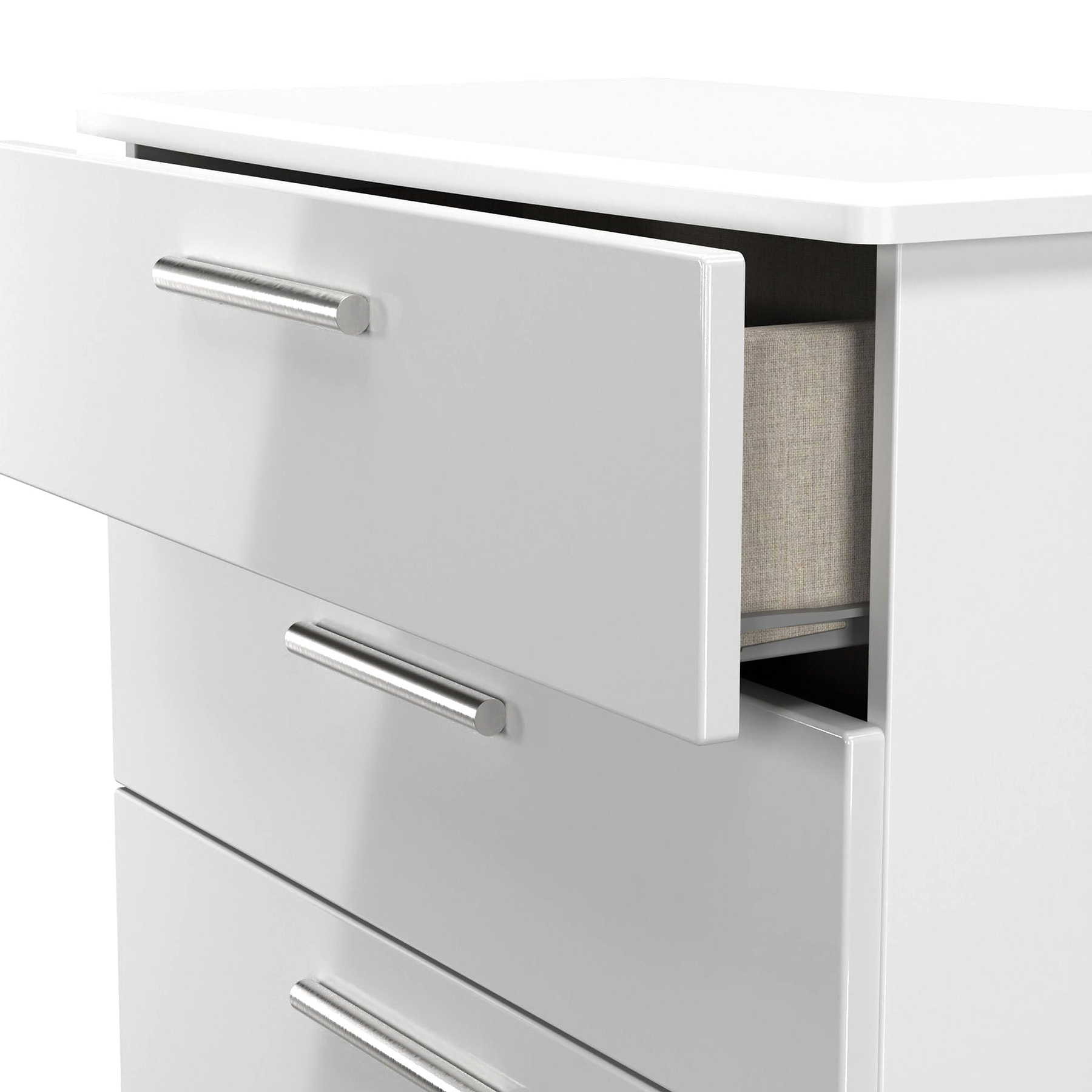 Penmere 4 Drawer Deep Chest White from Roseland Furniture