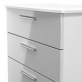 Penmere 4 Drawer Deep Chest White from Roseland Furniture