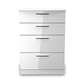Penmere 4 Drawer Deep Chest White from Roseland Furniture
