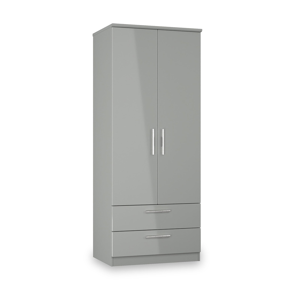 Penmere Double Wardrobe With Drawers Grey from Roseland Furniture