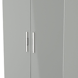 Penmere Double Wardrobe With Drawers Grey from Roseland Furniture