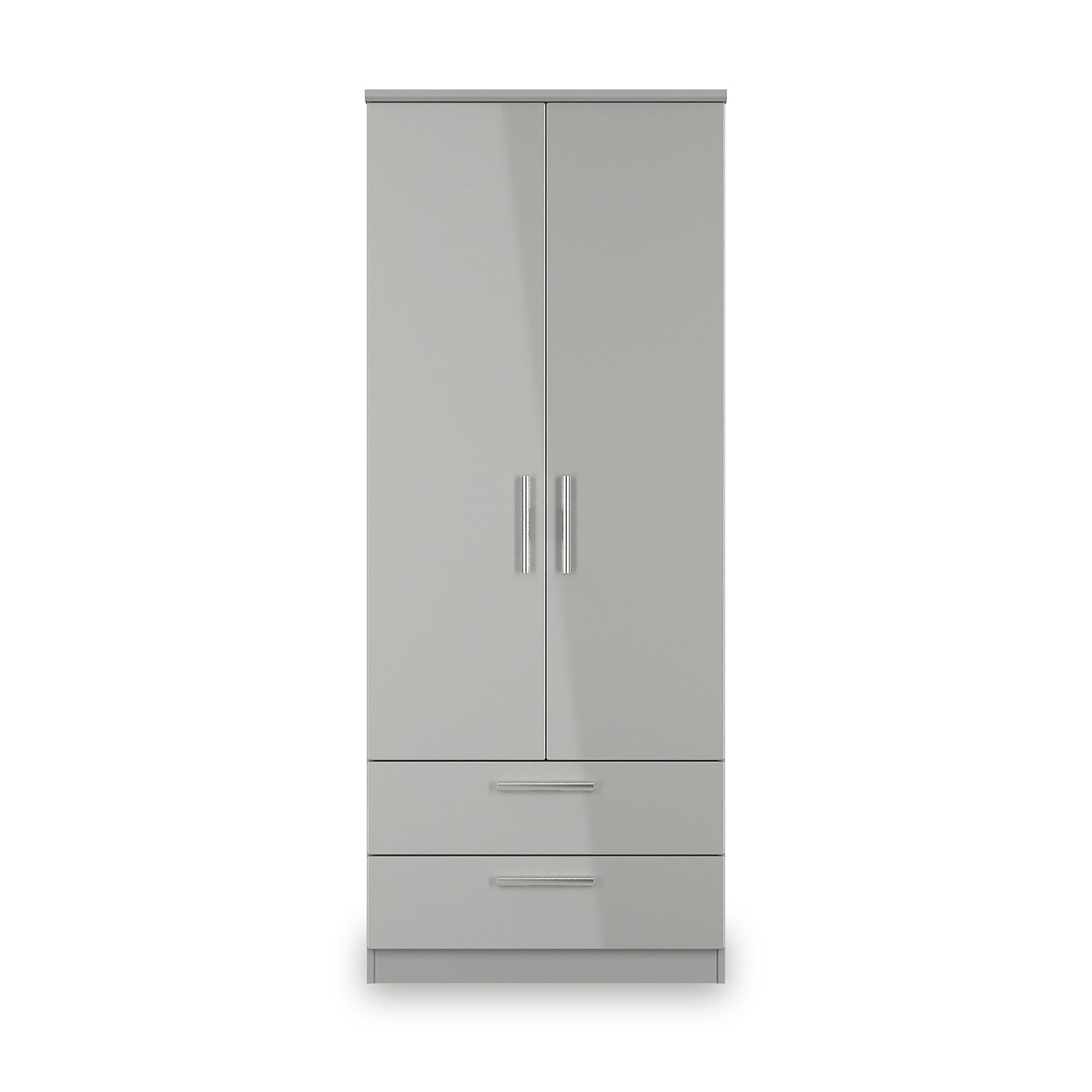 Penmere Double Wardrobe With Drawers Grey from Roseland Furniture