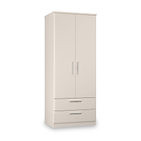 Penmere Double Wardrobe With Drawers Cashmere from Roseland Furniture