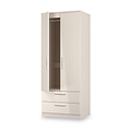 Penmere Double Wardrobe With Drawers Cashmere from Roseland Furniture