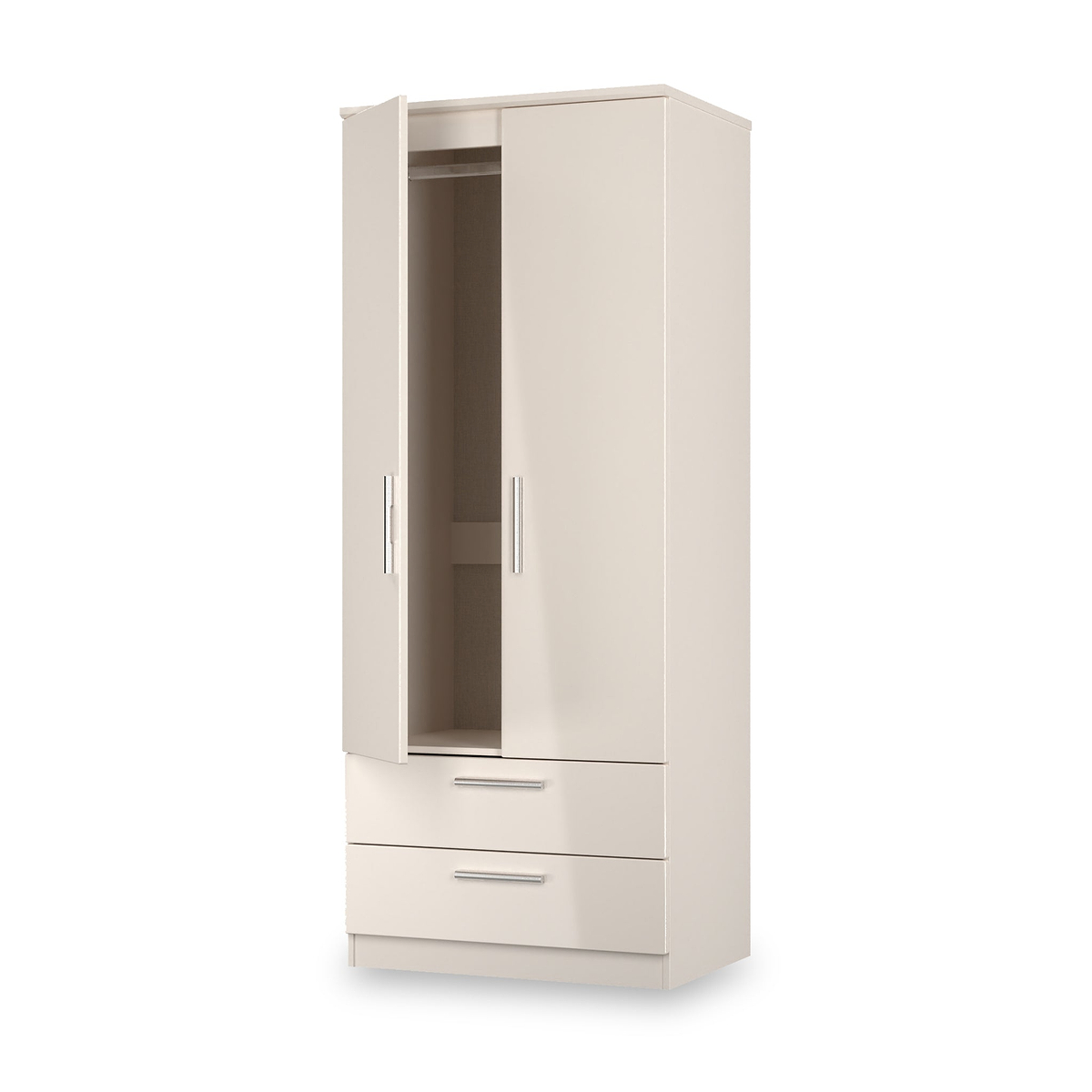 Penmere Double Wardrobe With Drawers Cashmere from Roseland Furniture