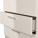 Penmere Double Wardrobe With Drawers Cashmere from Roseland Furniture