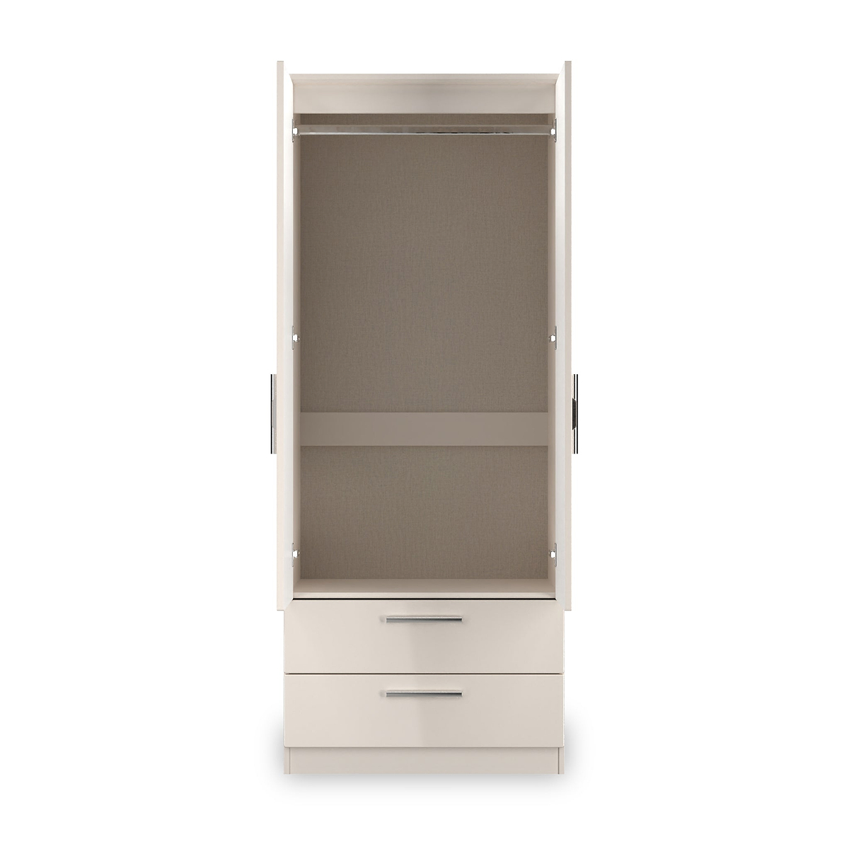 Penmere Double Wardrobe With Drawers Cashmere from Roseland Furniture
