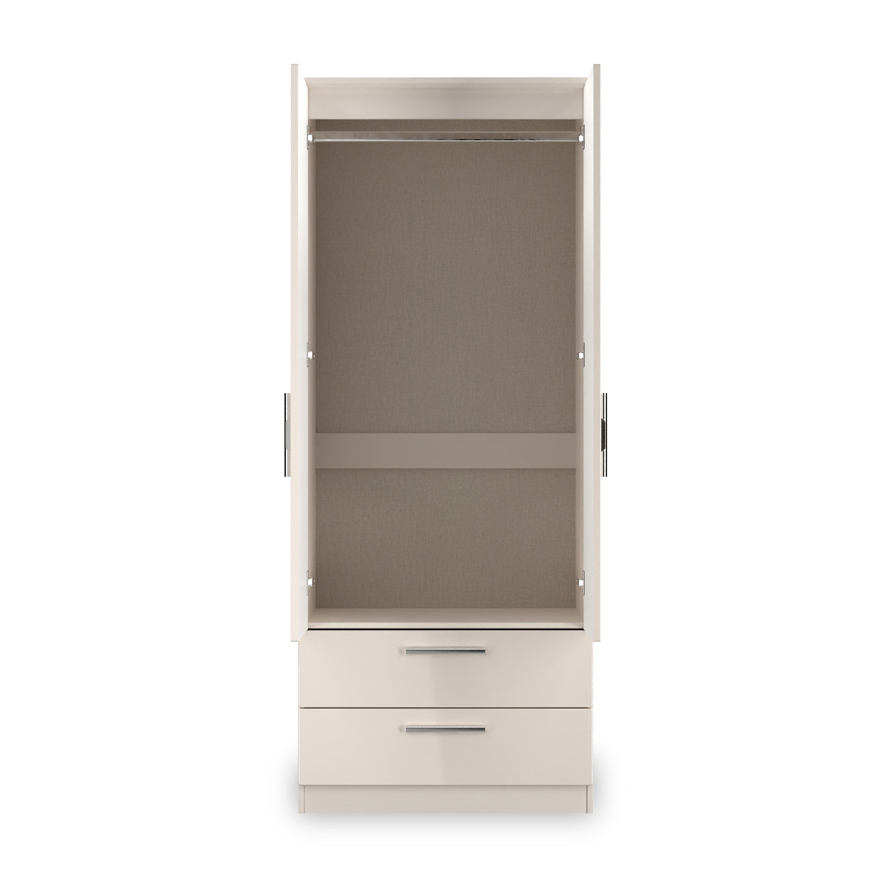 Penmere Double Wardrobe With Drawers Cashmere from Roseland Furniture