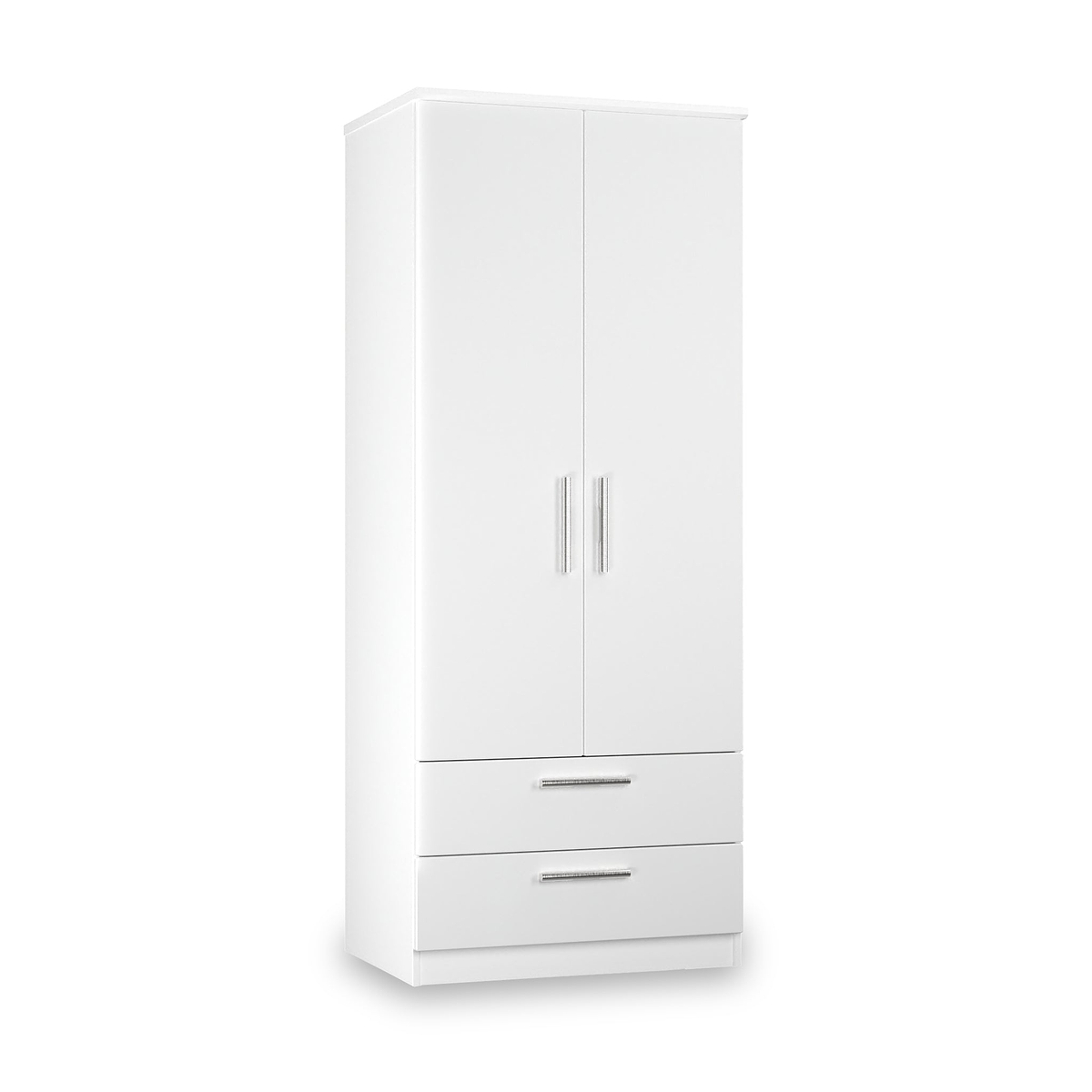 Penmere Double Wardrobe With Drawers White from Roseland Furniture