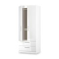 Penmere Double Wardrobe With Drawers White from Roseland Furniture