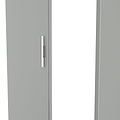 Penmere Double Mirrored Wardrobe With Drawers Grey from Roseland Furniture
