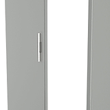 Penmere Double Mirrored Wardrobe With Drawers Grey from Roseland Furniture