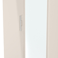 Penmere Double Mirrored Wardrobe With Drawers Cashmere from Roseland Furniture