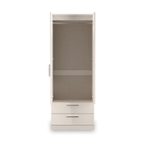 Penmere Double Mirrored Wardrobe With Drawers Cashmere from Roseland Furniture